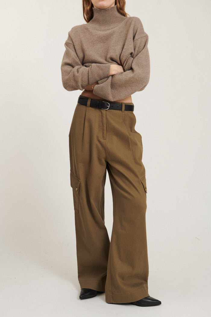 Basic Apparel Creol Cargo Pants Pants 181 Capers Green